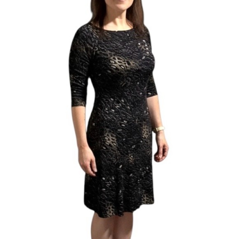Tory Burch 3:4 Sleeve Knee-Length Dress - Like New - XS - Silky Classic